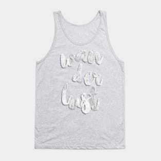 Wanderlust lettering handwritten Tank Top